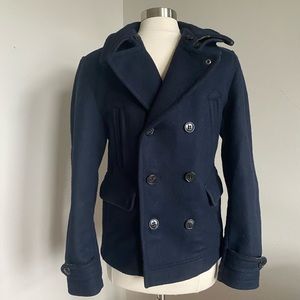 Barbour Double Breasted  Pea Coat - Men's Small
